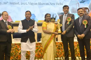 पावरग्रिड ने जीता SCOPE एमिनेंस अवॉर्ड : पुरस्कार नई दिल्ली के विज्ञान भवन में आयोजित समारोह में किया प्रदान 