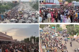 जयपुर में पुलिस कांस्टेबल भर्ती परीक्षा : बस स्टैंड और रेलवे स्टेशन पर उमड़ी भीड़, रोडवेज ने चलाईं 150 अतिरिक्त बसें