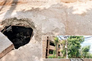 कोटा दक्षिण वार्ड 39- नालियों के टूटे ढकान, डिवाइडर से परेशान रहवासी