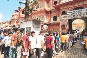 राजस्थान कांस्टेबल परीक्षा : 3.76 लाख अभ्यर्थियों ने आजमाया भाग्य, 21 जिलों में आयोजित हुई लिखित परीक्षा, 72 प्रतिशत रही उपस्थिति  