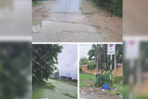 कोटा उत्तर वार्ड 1 - बदहाल सड़कें, खाली प्लाटों में भरा बरसाती पानी, अंधेरे में डूबा इलाका, जनता परेशान