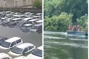 बहादुरगढ़ में बारिश और मुंगेशपुर ड्रेन टूटने से बाढ़ का कहर : 150 मारुति गाड़ियां डूबीं, करोड़ों का नुकसान