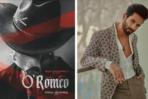 शाहिद कपूर की फिल्म ‘ओ रोमियो’ का फस्र्ट लुक रिलीज, अभिनेता ने सोशल मीडिया पर शेयर किया पोस्टर, जानें रिलीज डेट 