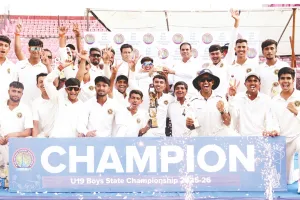 अंडर-19 स्टेट चैंपियनशिप : जोधपुर ने जीती ट्रॉफी, फाइनल में बीकानेर को 5 विकेट से किया पराजित 