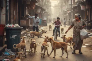 कोटा उत्तर वार्ड 27 - आवारा कुत्तों से परेशान लोग, वार्ड में बरसों से कर रहे पार्क की मांग