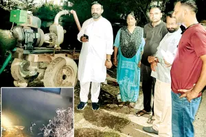 कॉलोनियों के बीच खाली प्लॉट बने क्रोकोडाइल प्वाइंट, वर्द्धमान कॉलोनी के प्लॉटों में भरा 4 से 7 फीट पानी 