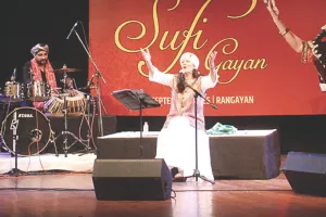 सूफियाना संगीत की मिठास से सराबोर हुआ रंगायन, ‘दमा दम मस्त कलंदर...’, ‘सांसों की माला...’ जैसे नगमों से सजी सुरों की महफिल