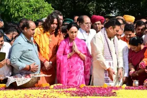 दिया कुमारी ने शेखावत की जयंती पर अर्पित किए पुष्प : उनकी विचारधारा हम सबके लिए प्रेरणास्रोत, कहा- जीवन से बहुत कुछ सीखने को मिलता है