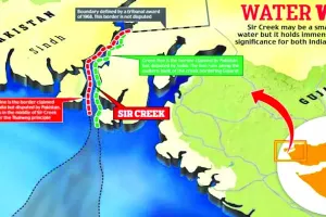 पाकिस्तान विवादित सर क्रीक में बढ़ा रहा सैन्य ताकत : भारत के खिलाफ खोला नया फ्रंट, सेना के नियंत्रण में 150 वर्ग किलोमीटर का क्षेत्र  