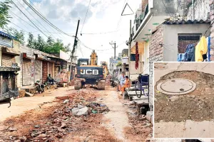 कोटा उत्तर वार्ड 16- सड़कें व सीवरेज चैम्बर का लेवल सही नहीं, नालियां चौक, कई जगह ढकान के कारण नहीं हो पा रही सफाई