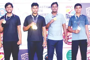 राज्य सब जूनियर तीरन्दाजी प्रतियोगिता, टोंक के गर्वित शर्मा ने जीते तिहरे स्वर्ण 