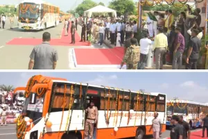 सीएम भजनलाल शर्मा ने दिखाई 128 नई बसों को हरी झंडी, रोडवेज की सुपरलग्जरी बसों में शुरू हुई कैटरिंग सुविधा