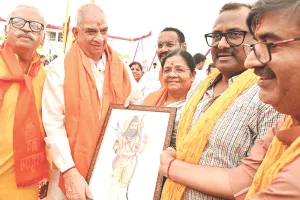 मानसरोवर में भगवान परशुराम की प्रतिमा का अनावरण, महंत कैलाश शर्मा ने कहा- भगवान परशुराम हिन्दू समाज के प्रेरणास्रोत