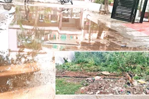 कोटा दक्षिण वार्ड 70- नालियों का ढकान व चैंबर बने परेशानी, बारिश का पानी भरा रहता है रोड पर 