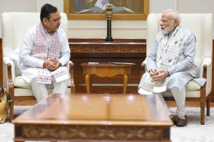 पीएम मोदी से मिले सीएम भजनलाल शर्मा : प्रधानमंत्री को प्रवासी राजस्थानी दिवस में शामिल होने का दिया न्यौता, प्रदेश में चल रही विकास योजनाओं की प्रगति को लेकर विस्तार से की चर्चा