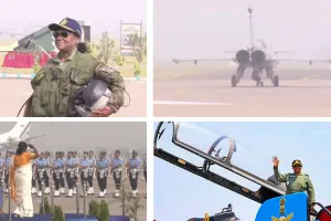 द्रौपदी मुर्मु ने राफेल लड़ाकू विमान में भरी उड़ान : 2 अलग-अलग लड़ाकू विमानों में उड़ान भरने वाली पहली महिला राष्ट्रपति, पायलट और अधिकारियों से की बात