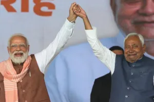 शपथ मंच पर गूंजा 'मोदी-नीतीश हिट' : समारोह में दिखा लोगों का जोश, जीत को लेकर लोगों ने रखे अपने-अपने पक्ष