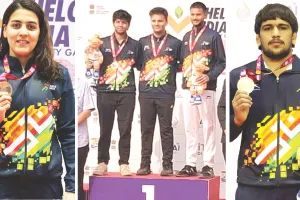 केआईयूजी : भव्या सचदेवा ने जीते तीन और स्वर्ण पदक, राजस्थान के लिए यश वर्धन ने 10मीटर एयर राइफल व सागर ने 97 किग्रा. कुश्ती में जीता स्वर्ण