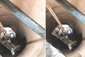 गृह क्लेश के कारण महिला कुएं में कूदी : पुलिस ने निकाला बाहर, जानें पूरा मामला 