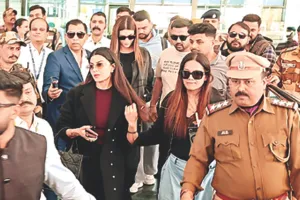 उदयपुर में अमेरिकी अरबपति की बेटी की शादी : शाही शादी के लिए लेक सिटी पहुंचे ट्रम्प जूनियर, लेक पैलेस में हुई हल्दी की रस्म, कई सेलेब्रिटी भी पहुंचे