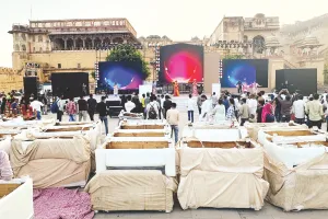 ऐतिहासिक आमेर किले के जलेब चैक में होगी लांचिंग सेरेमनी : खेलो इंडिया यूनिवर्सिटी गेम्स में हिस्सा लेंगे 4141 एथलीट, राजस्थान के 204 खिलाड़ी