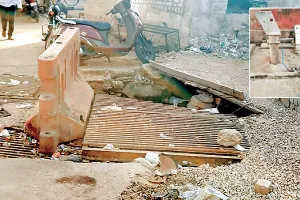 कोटा उत्तर वार्ड 5 - मोहन टॉकीज रोड पर खतरा बने खुले चैंबर, ऊंचे स्पीड ब्रेकर से बढ़ा वाहन चालकों का संकट