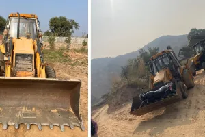 अवैध खनन गतिविधियों के खिलाफ बड़ी कार्रवाई : रेकी में लिप्त 3500 सदस्यों के 5 वाट्सएप ग्रुप का खुलासा, 4 एक्सक्लेवेटर जेसीबी मशीन और 3 डंपर जब्त