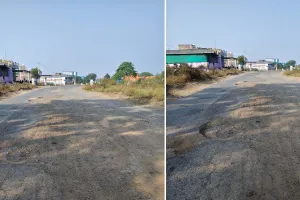 खस्ताहाल सड़क से हादसे की आशंका, सिलेहगढ़ बोलिया मार्ग जर्जर