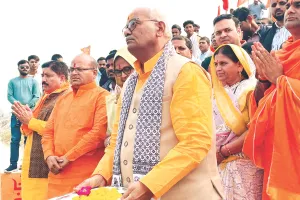 गंगा पूजन के साथ 3 दिवसीय जागो-जगाओ एकता पदयात्रा का शुभारंभ : कृषि मंत्री डॉ. किरोड़ी लाल मीणा ने किया उद्घाटन, कहा- समाज की मजबूती के लिए हर वर्ग को सम्मान और समान अवसर मिले