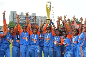 टी20 विश्व कप : भारतीय दृष्टिबाधित महिला टीम ने जीता खिताब, नेपाल को सात विकेट से दी मात