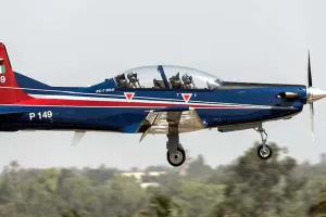 वायु सेना का पिलेटस ट्रेनर विमान क्रैश : प्रशिक्षण उडान पर था विमान, पायलट सुरक्षित