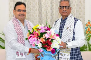 सिक्किम के राज्यपाल ओम प्रकाश माथुर ने मुख्यमंत्री भजनलाल शर्मा से की शिष्टाचार भेंट, विभिन्न विकास योजनाओं पर विचार-विमर्श 