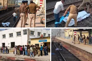 यूपी में रेल हादसा : रेलवे ट्रैक पार कर रहे थे लोग, ट्रेन से कटकर 6 श्रद्धालुओं की मृत्यु 