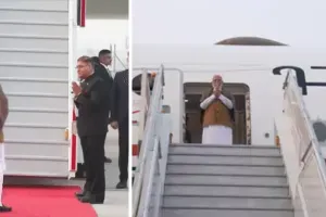 मोदी जी-20 सम्मेलन के लिए दक्षिण अफ्रीका रवाना : पहली बार किसी अफ्रीकी देश में हो रहा सम्मेलन, कहा- वसुधैव कुटुम्बकम के आधार पर रखेंगे भारत का नजरिया