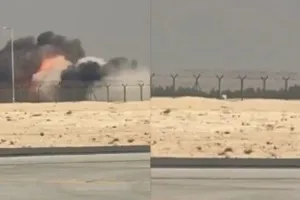 दुबई एयर शो में दर्दनाक हादसा : तेजस विमान हुआ क्रैश, पायलट की मौत