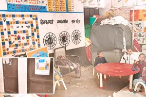 शहर के कई आंगनबाड़ी केंद्रों में उपस्थिति कम, एक केंद्र मिला बंद 