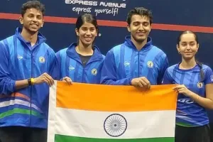 स्क्वैश वर्ल्ड कप 2025 : भारत ने रचा इतिहास, फाइनल में हांगकांग को हराया