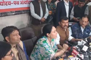 भारतीय जनता पार्टी कार्यालय में कार्यकर्ता सुनवाई : दिया कुमारी ने मीडिया से बातचीत करते हुए कहा- कांग्रेस राज में नहीं होती थी सुनवाई, समस्याएं और उनका समाधान एक निरंतर प्रक्रिया