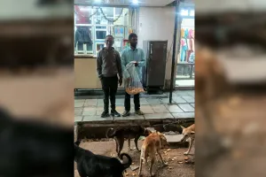 एक खतरनाक बारिश ने बना दिया श्वानों का संरक्षक