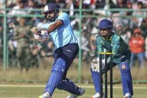 विजय हजारे ट्रॉफी : रोहित के आतिशी शतक से मुंबई ने सिक्किम को 8 विकेट से हराया, 94 गेंदों में 18 चौके और 9 छक्के लगा बनाए 155 रन