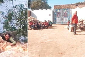 कुल्हाड़ी से पति का सिर धड़ से अलग कर कुएं में कूदी महिला : ग्रामीणों ने रस्सी से बाहर निकाला, पुलिस ने महिला को हिरासत में लिया