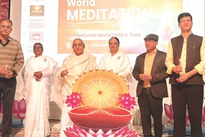 विश्व मेडिटेशन-डे पर हुआ विशेष राजयोग ध्यान शिविर, गीता ज्ञान शिविर का समापन 