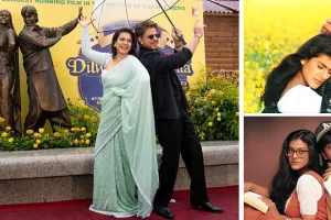 भारतीय सिनेमा के लिए ऐतिहासिक पल, ‘दिलवाले दुल्हनिया ले जाएंगे’ के 30 साल पूरे होने पर शाहरुख खान और काजोल ने राज-सिमरन की कांस्य प्रतिमा का किया अनावरण