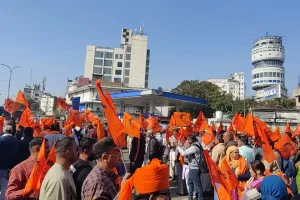 विशाल श्रमिक हुंकार रैली का आयाेजन : श्रमिकों ने उठाई अधिकारों की आवाज, प्रदेश के विभिन्न जिलों से आए हजारों कर्मचारियों; भारी पुलिस बल तैनात 