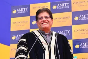 शिक्षा ही वंचितों के उत्थान की बुनियाद : विश्वविद्यालय छात्रों को सार्वजनिक जीवन और राजनीति को गहराई से समझने के लिए करेंगे प्रोत्साहित, गोयल ने कहा- अगले 25 साल विकसित भारत के लिए होंगे निर्णायक युग