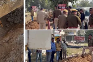 कालवाड़ रोड पर बड़ी दुर्घटना टली : पानी की लाइन डालते समय टूटी CNG पाइपलाइन, आधे घंटे में नियंत्रण