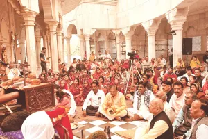 आचार्य विनिश्चय सागर महाराज पदमपुरा पहुंचे : भव्य जुलूस के साथ हुआ मंगल प्रवेश, जयकारों से गूंज उठा वातावरण