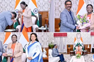 राष्ट्रपति द्रौपदी मुर्मू से सीएम हेमंत सोरेन और विधायक कल्पना सोरेन ने लोकभवन में मुलाकात की, इन मुद्दों पर हुई चर्चा