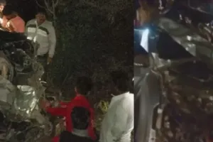 महाराष्ट्र के सोलापुर में भीषण हादसा: सड़क दुर्घटना में पाँच लोगों की मौत, दो अन्य घायल