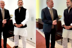 राहुल गांधी ने की जर्मनी के पूर्व चांसलर Olaf Scholz से मुलाकात, भारत-जर्मनी रिश्तों पर हुई चर्चा 